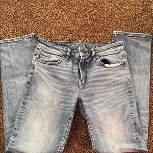American Eagle Outfitters Men's Light Blue Straight Jeans
